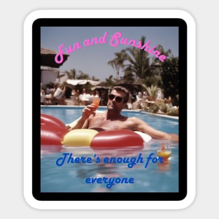 WHAM Club Tropicana Merch Sticker